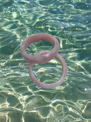 pink jade bangle